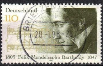 Duitsland 1997 - Yvert 1785 - Felix Mendelsohn Barthold (ST) beschikbaar voor biedingen