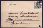 Briefkaart 1905 Duitsland, Timbres & Monnaies, Lettres & Enveloppes | Étranger, Carte postale, Envoi