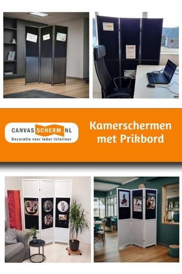 Kamerscherm hout met Prikbord beschikbaar voor biedingen
