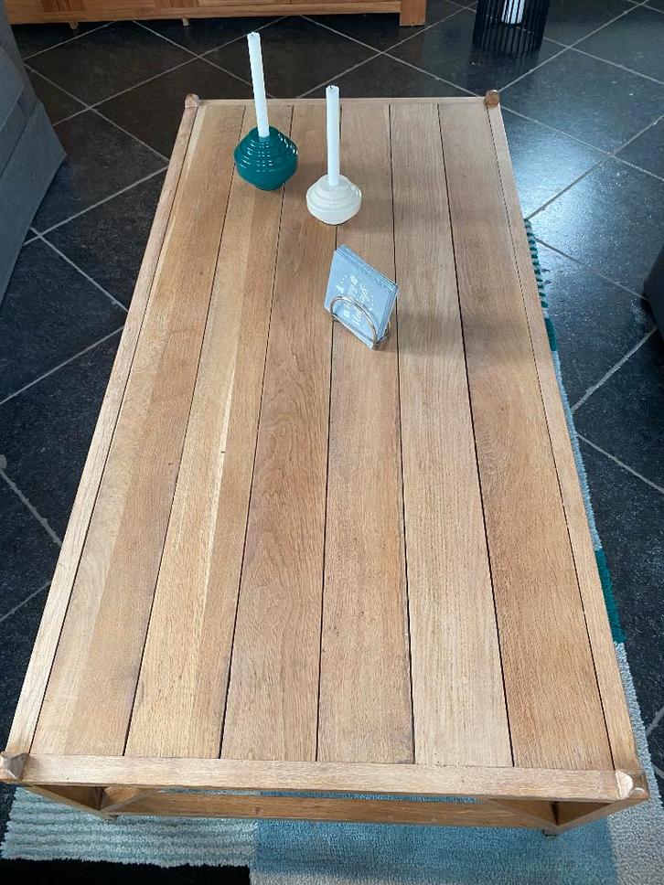 Table basse de salon en chêne clair, Maison & Meubles, Tables | Tables de salon, Utilisé, Moins de 50 cm, 50 à 100 cm, 100 à 150 cm