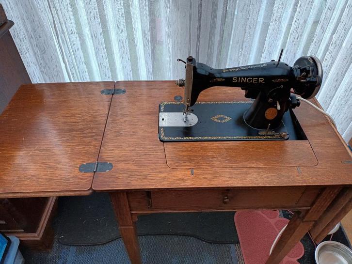 singer naaimachine jaren 30, Antiek en Kunst, Antiek | Naaimachines, Ophalen