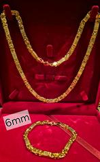 Gold plated verguld gouden 14 karaat ketting Nieuw!!, Ophalen of Verzenden, Nieuw, Goud, Goud