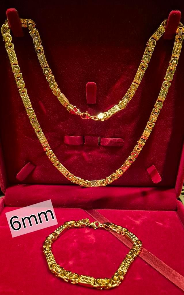 Gold plated verguld gouden 14 karaat ketting Nieuw!!, Handtassen en Accessoires, Kettingen, Nieuw, Goud, Goud, Ophalen of Verzenden