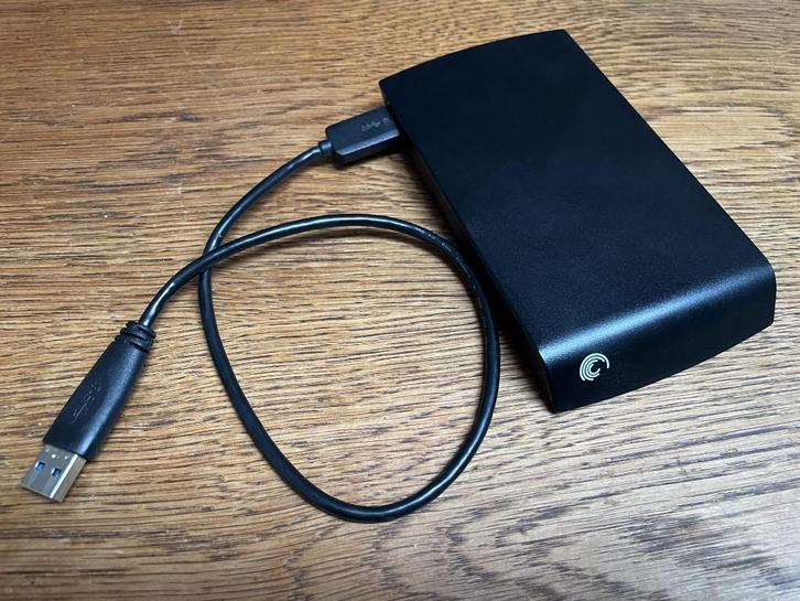 Disque dur externe Seagate 500Go, Computers en Software, Harde schijven, Refurbished, Desktop, Extern, HDD, USB, Ophalen