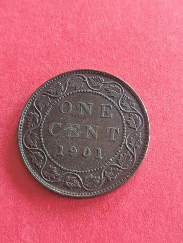 1901 Canada 1 cent Victoria