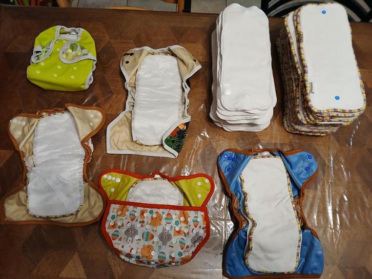 Monpetitou wasbare luier, Kinderen en Baby's, Badjes en Verzorging, Gebruikt, Overige typen, Overige merken, Ophalen of Verzenden