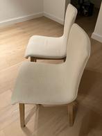 2 stoelen in stof beige merk Flamant als nieuw, Huis en Inrichting, Stoelen, Ophalen, Zo goed als nieuw, Stof, Twee