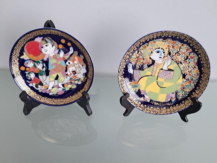 2 borden uit de Rosenthal Aladdin-collectie uit de jaren 70, Antiek en Kunst, Antiek | Wandborden en Tegels, Ophalen of Verzenden