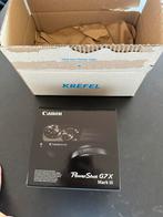 Canon G7X mark III, Audio, Tv en Foto, Fotocamera's Digitaal, Ophalen, Canon