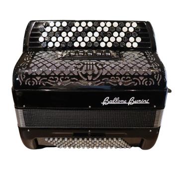 Ballone Burini INT 463 Knopaccordeon, Autres marques, Avec valise, Enlèvement, Accordéon à boutons