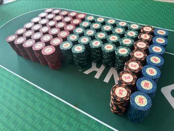 1320 poker chips! Ideale set, Enlèvement ou Envoi, Comme neuf