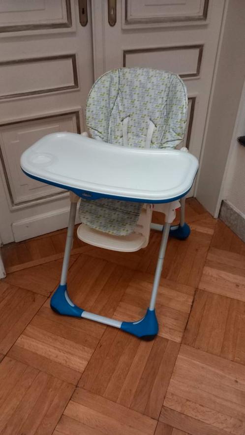 Chicco Polly kinderstoel, Kinderen en Baby's, Kinderstoelen, Gebruikt, Inklapstoel, Afneembaar eetblad, Gordel(s), Ophalen