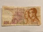 Belgie briefje van 50 frank (1330G5885), Postzegels en Munten, Ophalen