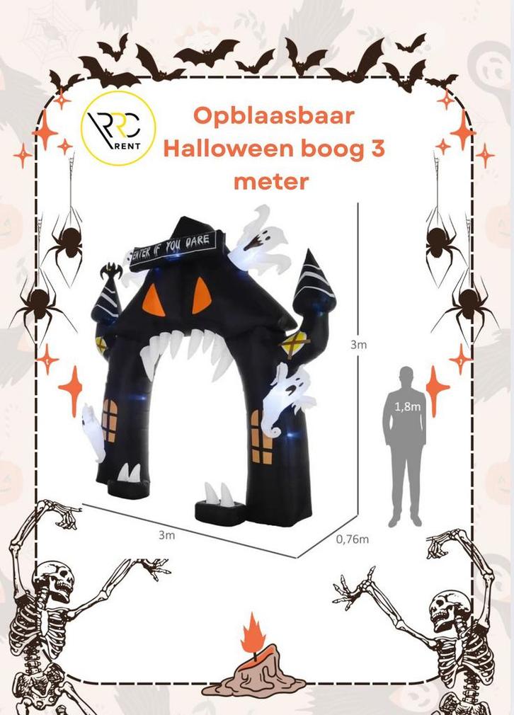 Halloween XXL decoratie, Hobby en Vrije tijd, Feestartikelen, Ophalen