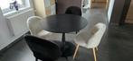 Table ronde + 4 chaises, Ophalen, Gebruikt, Vier personen, Rond