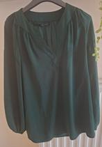 Groene feestelijke blouse, maat S, Kleding | Dames, Ophalen, Zo goed als nieuw, Maat 36 (S)