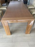 Volle houten tafel verlengbaar 190-270L cm 110 cm breed, Huis en Inrichting, Tafels | Eettafels, 200 cm of meer, 100 tot 150 cm