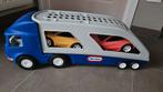 Autotransporter met 2 wagens little tikes cars, Ophalen of Verzenden, Zo goed als nieuw