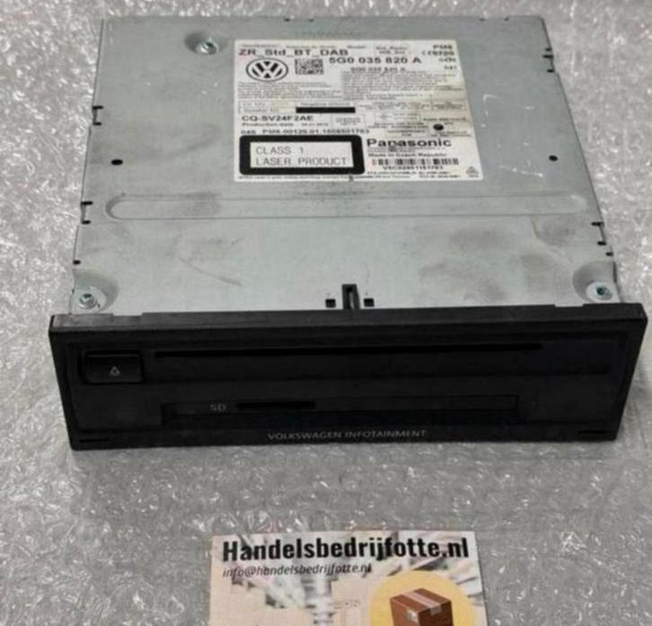 VW Volkswagen GOLF 7 - GTI MK7 Radio cd unit 5G0035820A oem, Auto diversen, Autoradio's, Zo goed als nieuw, Ophalen of Verzenden