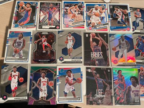 28x Detroit Pistons kaarten, Hobby en Vrije tijd, Stickers en Plaatjes, Nieuw, Meerdere plaatjes, Ophalen of Verzenden