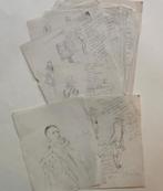 Tekeningen collectie van 24, Antiek en Kunst, Ophalen of Verzenden