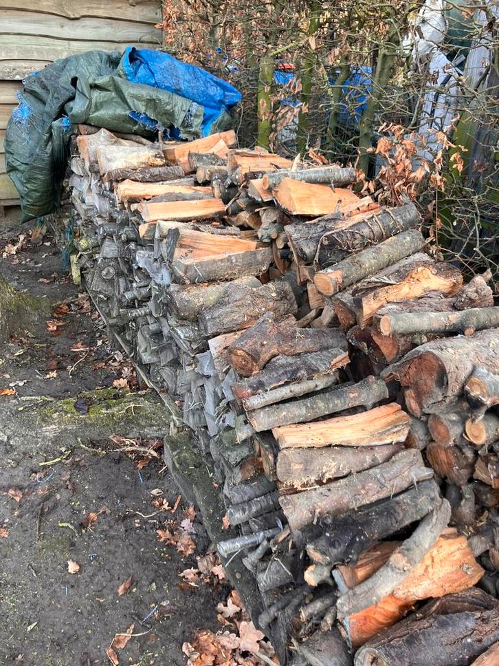 Kerselaar 3 jaar droog, Tuin en Terras, Brandhout, Ophalen