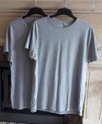 2x Heren Tshirt KM - Zeeman Original Basics-XL/XXL - grijs, Porté, Zeeman, Taille 56/58 (XL), Envoi