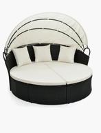 Tuinbed + uitschuifbare luifel en kussens, Ophalen