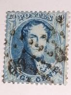 Leopold I cobboc 15 gestempeld. Zie foto's voor details, Postzegels en Munten, Gestempeld, Ophalen of Verzenden