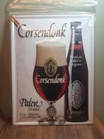 Metaal Reclamebord - Corsendonk Pater Dubbel -, Ophalen of Verzenden, Zo goed als nieuw, Reclamebord, Plaat of Schild, Overige merken