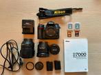 Nikon D7000 set, TV, Hi-fi & Vidéo, Reflex miroir, Utilisé, Enlèvement ou Envoi, Nikon