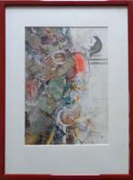 ROGER VAN BELLEGHEM / COMPOSITIE / ORIGINEEL / 45x34cm KADER, Enlèvement ou Envoi