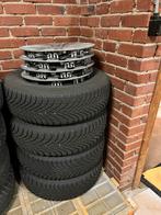 4 jantes tôle VW avec pneus hiver, Gebruikt, 15 inch, Banden en Velgen, Winterbanden