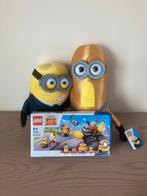 Minions, 2 knuffels plus lego doosje, Verzamelen, Poppetjes en Figuurtjes, Ophalen, Zo goed als nieuw