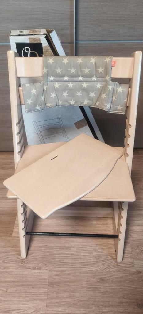 Tripp Trapp stoel whitewash, Kinderen en Baby's, Kinderstoelen, Ophalen of Verzenden
