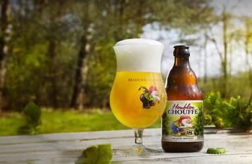 Reclamebord vintage La Chouffe Houblon - mancave poolhouse  beschikbaar voor biedingen