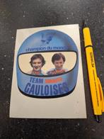 Vintage sticker motocross Pons Sarron Team Gauloises Sonauto, Ophalen of Verzenden, Zo goed als nieuw, Auto of Motor