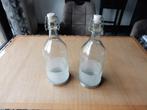 nr.16 - Twee glazen decoratieve flessen, Ophalen