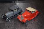 Zeldzame collectie 2 speelgoed Citroen Renault 1920 1930, Ophalen of Verzenden