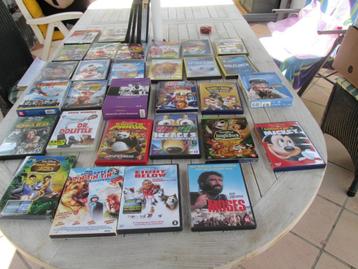 42 dvds allerlei kindersfilms/ oude series /kinderfilms zie  beschikbaar voor biedingen