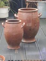 Geglazuurde vazen/potten van steengoed, Tuin en Terras, Tuinvazen, Ophalen, Zo goed als nieuw