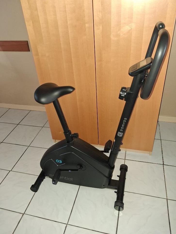 Hometrainer Domyos Essential 03, Sport en Fitness, Fitnessapparatuur, Zo goed als nieuw, Hometrainer, Benen, Metaal, Ophalen