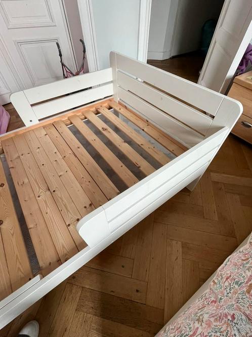 Lit évolutif Jumper en pin massif Vipack + tiroir + matelas, Kinderen en Baby's, Kinderkamer | Bedden, Zo goed als nieuw, 160 tot 180 cm
