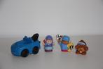 little people 4 stuks * race mannetjes + auto, Kinderen en Baby's, Speelgoed | Fisher-Price, Ophalen of Verzenden, Gebruikt, Speelset