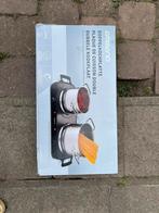 Dubbel kookplaat, Elektronische apparatuur, Ophalen, Nieuw, 3 kookzones of minder, Vrijstaand