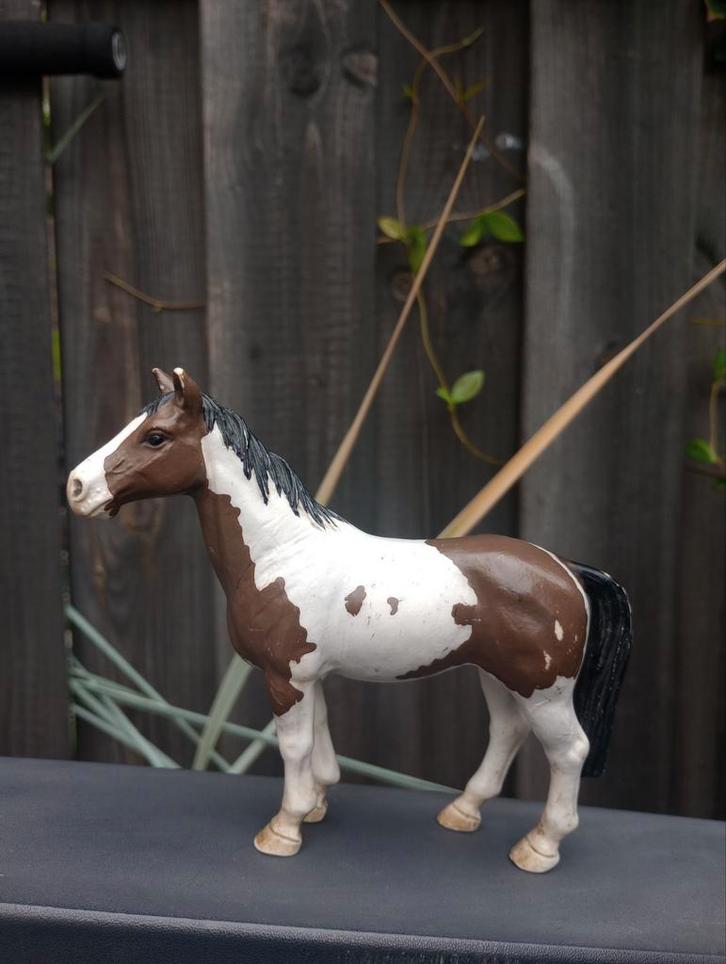 Schleich paard uit huifkar set 42024, Verzamelen, Dierenverzamelingen, Zo goed als nieuw, Beeldje of Figuurtje, Paard, Verzenden