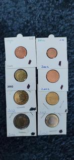 Collectie: Complete serie: 8 stuks, 2€ voor 1 cent, Postzegels en Munten, Verzenden, België, 1 cent