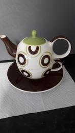 Theepot set 3-delig. Jodi is met handgeschilderde retro, Antiek en Kunst, Ophalen