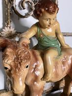 Héél oud groot beeld / religieus tafereel., Antiek en Kunst, Ophalen of Verzenden