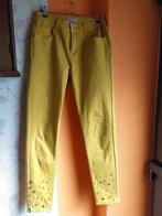 Pantalon dame "Cassis" ocre  Taille 38 avec strass, Vêtements | Femmes, Culottes & Pantalons, Taille 38/40 (M), Cassis, Comme neuf